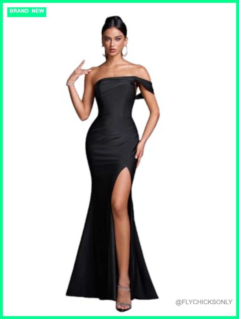 Strapless Mermaid Formal Evening Dress Lace Up Back Cocktail Gown